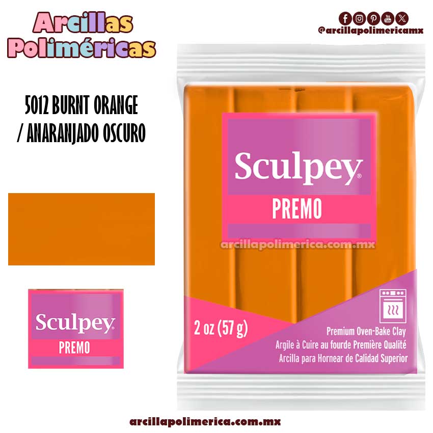 5012 Anaranjado Oscuro / Burnt Orange 57grs PREMO