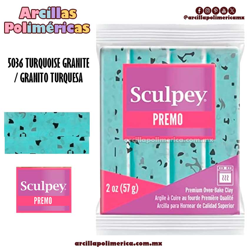 5036 Granito Turquesa / Turquoise Granite 57grs PREMO